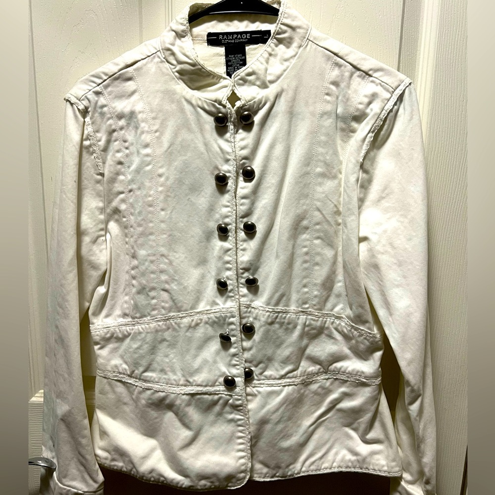White tailored jacket